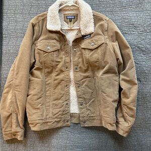 Patagonia Men's Brown Sherpa-Lined Jacket